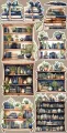 zestaw dodatków - lovely when you read - book lovers