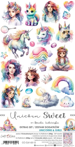 zestaw dodatków - unicorn sweet - unicorn