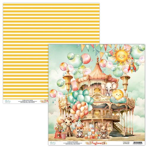 papier scrapbook Mintay Papers - playtime 01