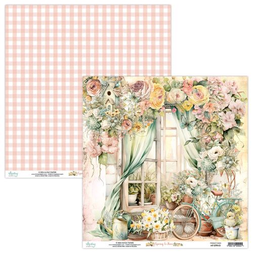 papier scrapbook Mintay Papers - spring is here 01