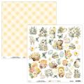 papier scrapbook Mintay Papers - spring is here - arkusz z elementami