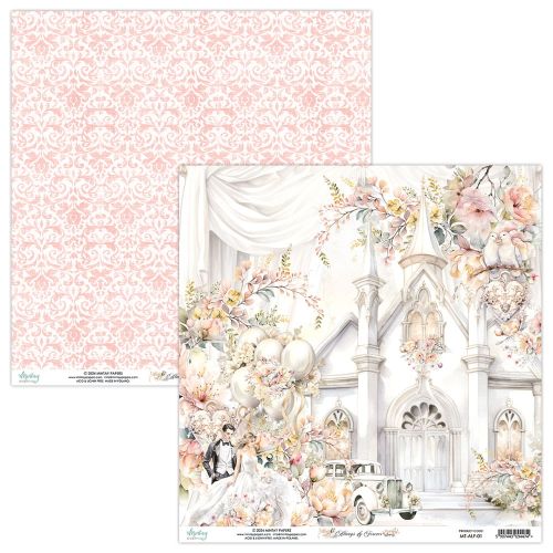 papier scrapbook Mintay Papers - always &amp; forever 01