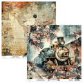 papier scrapbook Mintay Papers - traveller [zestaw 12"x12"]