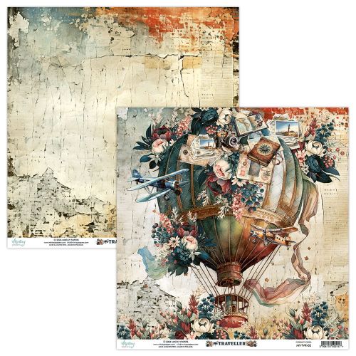papier scrapbook Mintay Papers - traveller 02