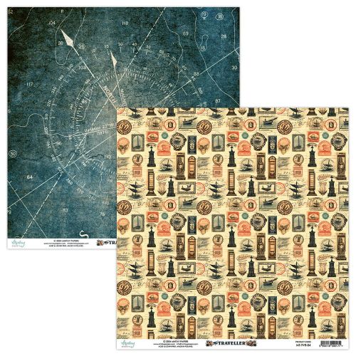 papier scrapbook Mintay Papers - traveller 04