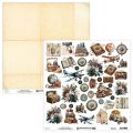 papier scrapbook Mintay Papers - traveller - arkusz z elementami