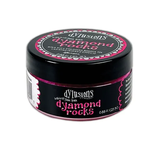 puder do embossingu Dylusions Dyamond Rocks - bubblegum pink (różowy)