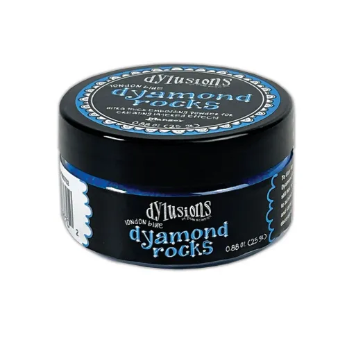 puder do embossingu Dylusions Dyamond Rocks - london blue (niebieski)