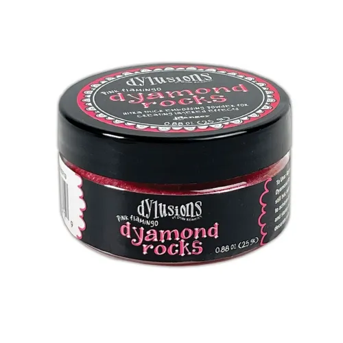 puder do embossingu Dylusions Dyamond Rocks - pink flamingo (różowy)
