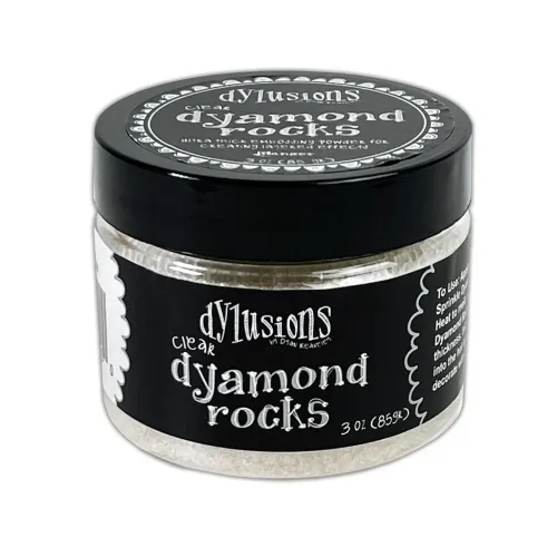 puder do embossingu Dylusions Dyamond Rocks - clear (transparentny)