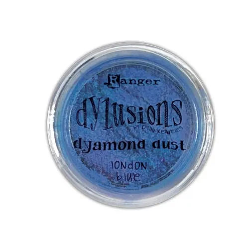 pigment w proszku Ranger - Dylusions Dyamond Dust - london blue (niebieski)