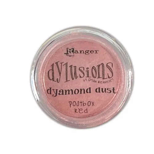 pigment w proszku Ranger - Dylusions Dyamond Dust - postbox red (czerwony)