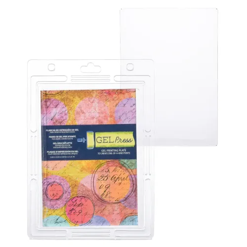 płytka żelowa do monoprintingu / monotypii Gel Press - gel printing plate prostokąt A5