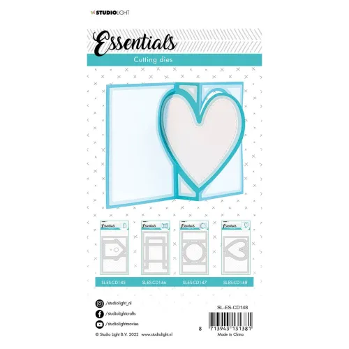 wykrojnik Studio Light - Essentials cutting die: cardshape heart nr.148