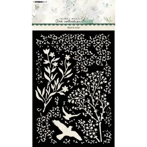 szablon Studio Light - birds & twigs - [JMA-ES-MASK102]