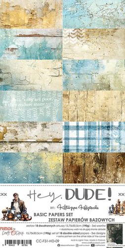 zestaw dodatków - hey, dude! - zestaw bazowy 15x30 cm