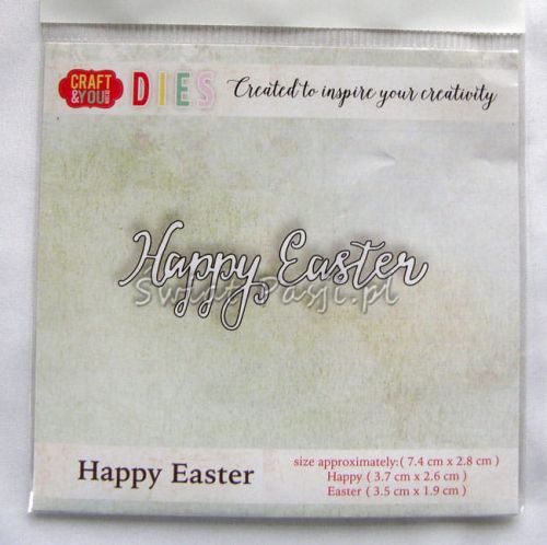wykrojnik Craft&You - happy easter [CW006]