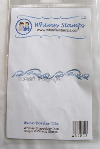 wykrojnik Whimsy Stamps - fale (Wave Border)