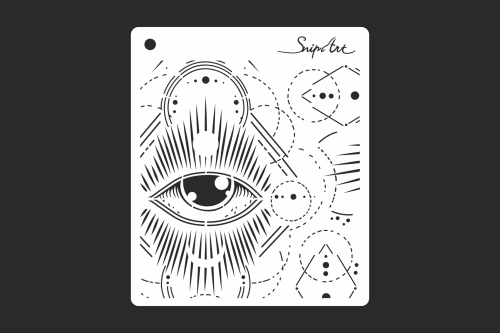 szablon Snip Art - oko [38270]
