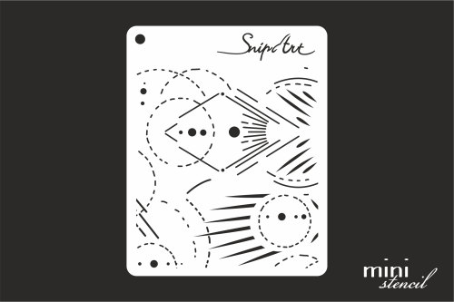 szablon Snip Art mini - astrologia tło poziome [28493]