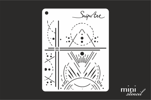 szablon Snip Art mini - astrologia tło pionowe [28494]