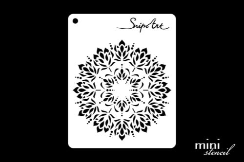 szablon Snip Art mini - rozetka folk [28459]