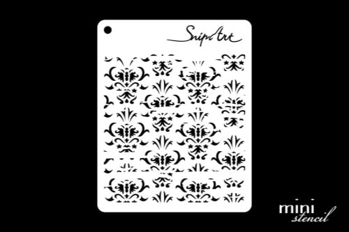 szablon Snip Art mini - damask #1 [28448]