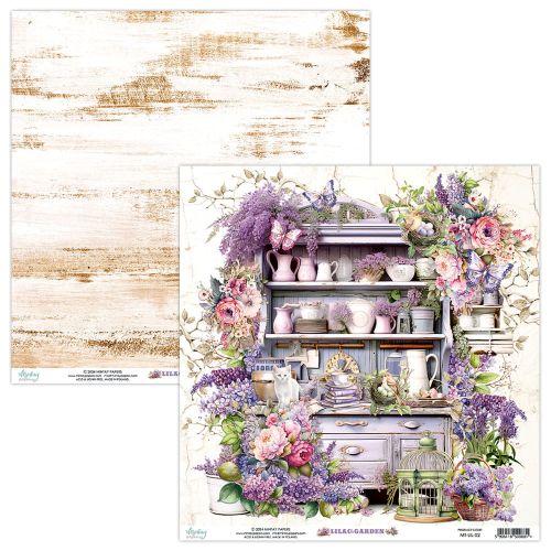 papier scrapbook Mintay Papers - lilac garden 02