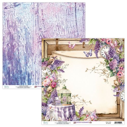 papier scrapbook Mintay Papers - lilac garden 04