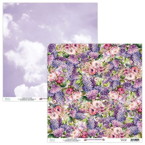 papier scrapbook Mintay Papers - lilac garden 05