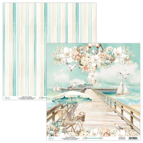 papier scrapbook Mintay Papers - coastal memories 02