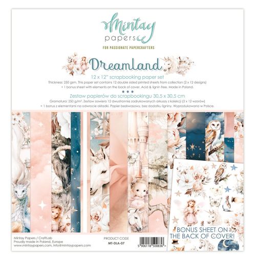 papier scrapbook Mintay Papers - dreamland [zestaw 12"x12"]
