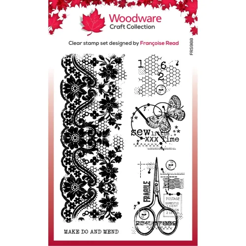 stempel polimerowy Woodware -  sew little time