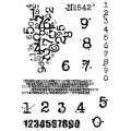 stempel polimerowy Woodware -  singles inky numbers