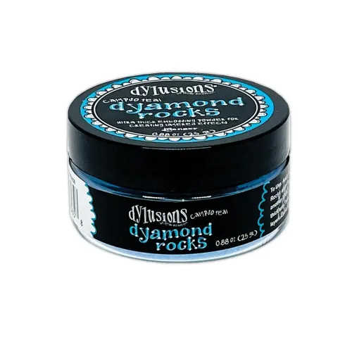 puder do embossingu Dylusions Dyamond Rocks - calypso teal (turkusowy)