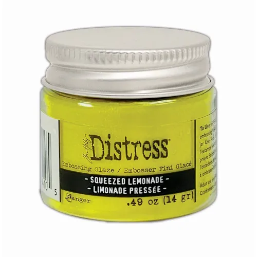 Puder do embossingu Distress Embossing Glaze - squeezed lemonade (żółty)