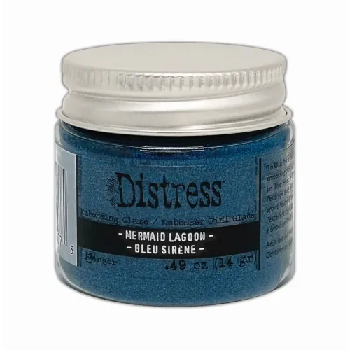 Puder do embossingu Distress Embossing Glaze - mermaid lagoon (niebieski)