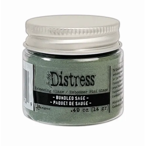 Puder do embossingu Distress Embossing Glaze - bundled sage (zieleń)