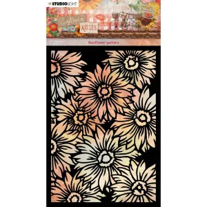 szablon / maska Studio Light - sunflower kisses - sunflower pattern - [mask199]