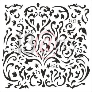 szablon 13Arts - vintage swirls