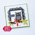 wykrojnik Craft&amp;You - set with owl / zestaw z sową [CW292]