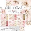 papier scrapbook Craft o'clock - girl &amp; curl [zestaw 8" x 8"]