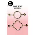 ramki do pieczęci woskowych  Studio Light wax shapers round &amp; 4-sided