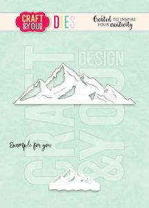 wykrojnik Craft&You - góry (border mountains) [CW301]