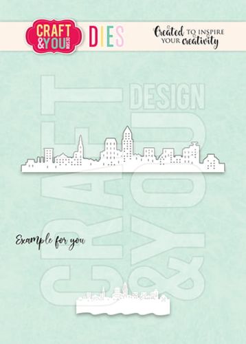 wykrojnik Craft&amp;You - miasto (border city) [CW302]