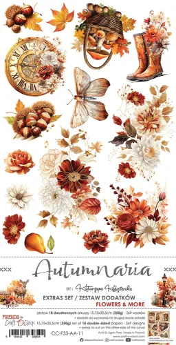 zestaw dodatków - autumnaria - flowers