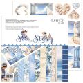 papier scrapbook LemonCraft - sea story [bloczek/pad] 30,5 x 30,5 cm