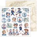 papier scrapbook LemonCraft - sea story [bloczek/pad] 30,5 x 30,5 cm