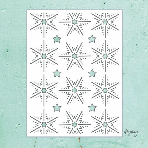 szablon / maska Mintay - snowflakes 2 [MTK-STEN-42]