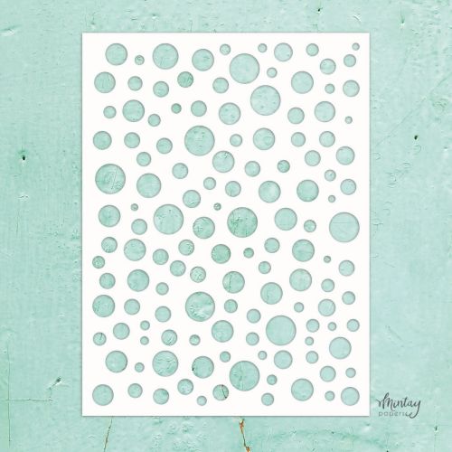 szablon / maska Mintay - bubbles [MTK-STEN-37]